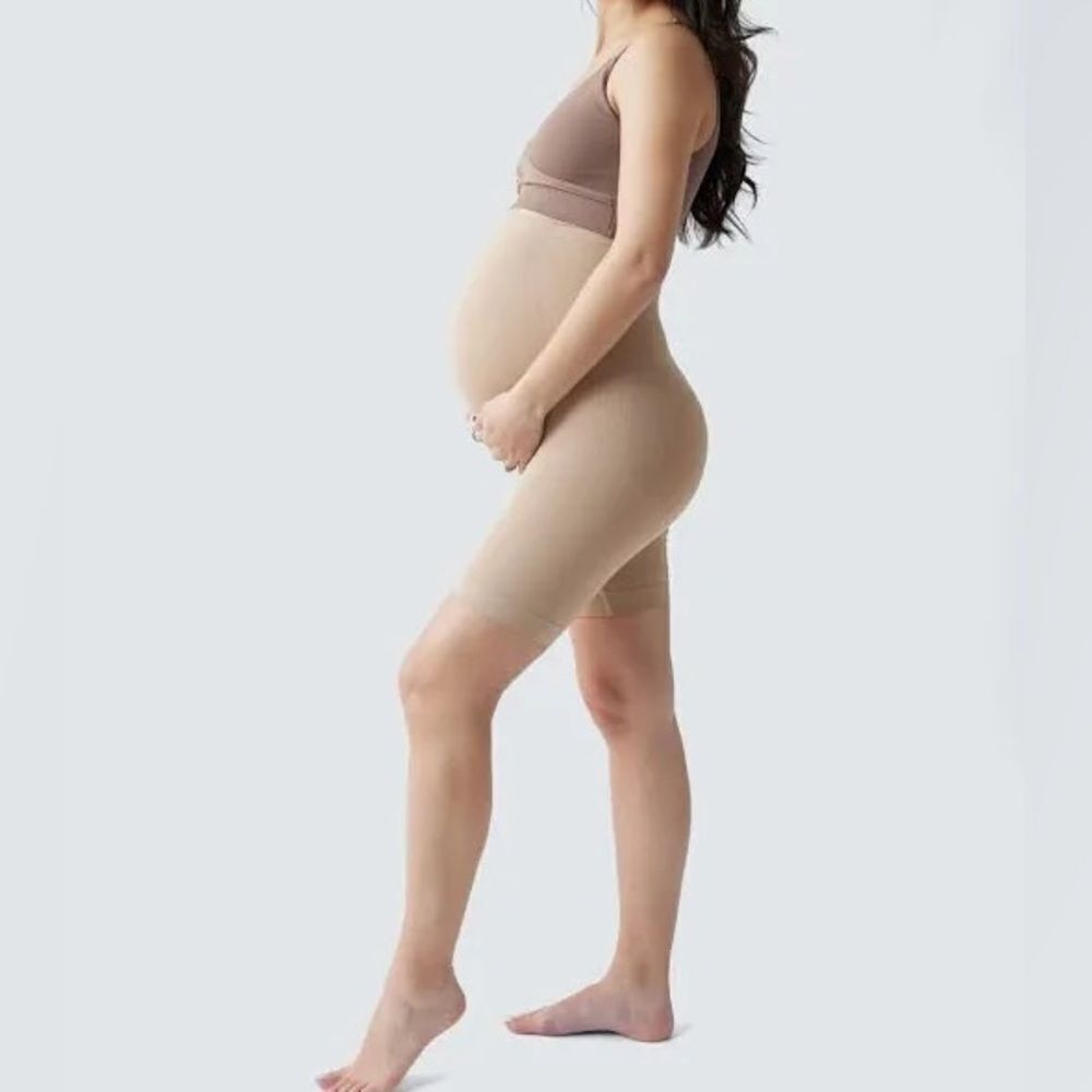 Isabel Maternity by Ingrid & Isabel Taupe Maternity Shorts